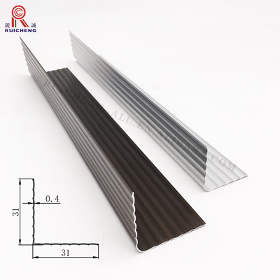 Industrial Right Angle Aluminum Extrusion Profiles For Wall Protection