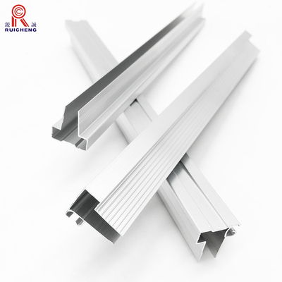 OEM Aluminum Extrusion Profile Silver Aluminum Frame Profile For Whiteboard Silding