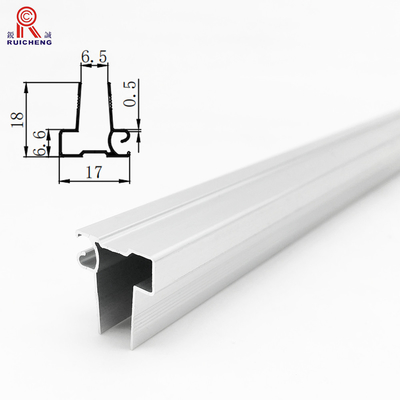 OEM Aluminum Extrusion Profile Silver Aluminum Frame Profile For Whiteboard Silding