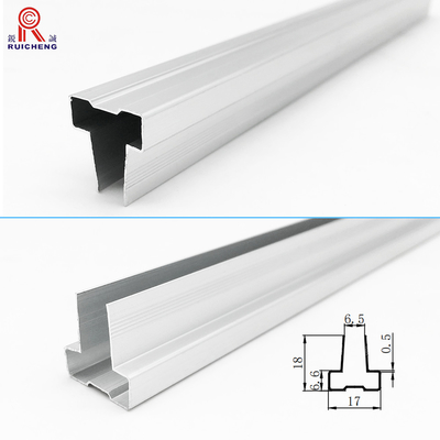 OEM Aluminum Extrusion Profile Silver Aluminum Frame Profile For Whiteboard Silding