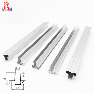OEM Aluminum Extrusion Profile Silver Aluminum Frame Profile For Whiteboard Silding
