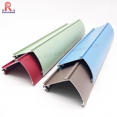 Anodizing  Aluminum Curtain Wall System , 10mm Ceiling Mounted Curtain Track