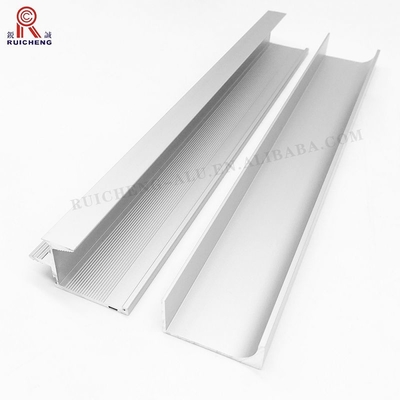 Hidden G Shape Type Aluminum Handle Profile Powder Coated For Kitchen Cabinet