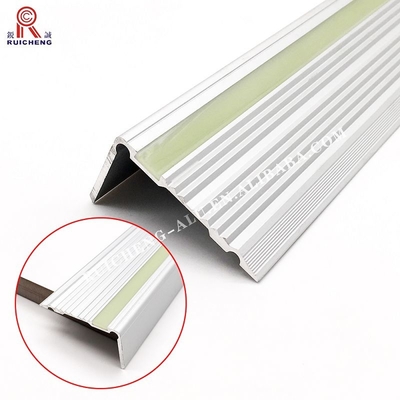 Antioxidation Aluminium Stair Nosing Edge Trim T5 for vinyl flooring
