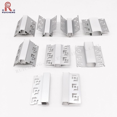 Angle Aluminium LED Strip Light Profile 0.8mm Thickness Sandblasting Finish