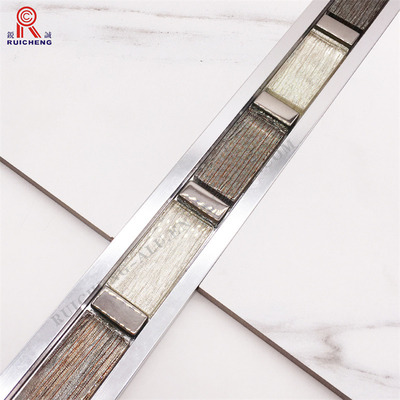 Luxury Tile Listello Trim , Decoration Edge Trim For Mosaic Tile