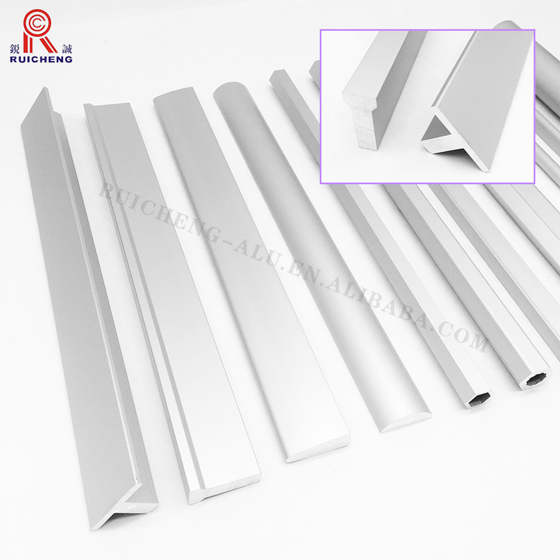 Hidden G Shape Type Aluminum Handle Profile Powder Coated For Kitchen Cabinet