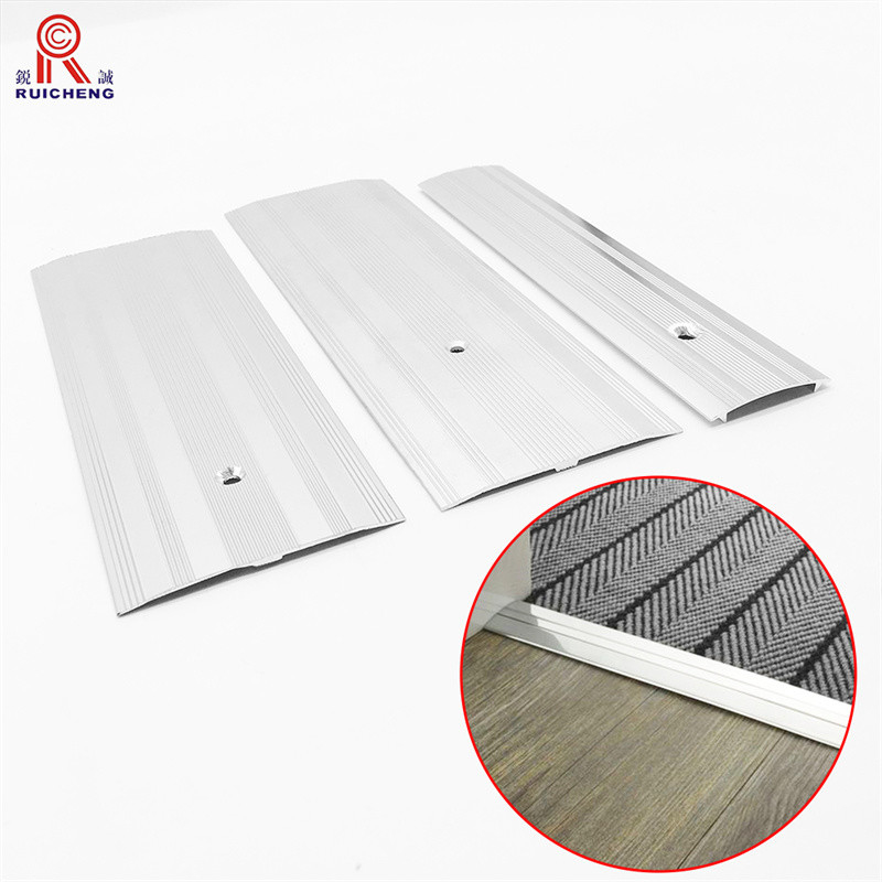 Non Slip Aluminium Floor Threshold Strip Wood Laminated 2.5m Length